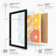 Citrus Grid Modern - Framed Print-369095939-369095942