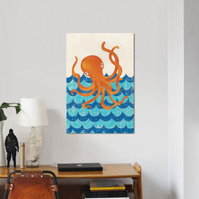 «Trumans Voyage II», art sur toile, H 26 po x l 18 po x P 0,75 po, Toile tendue, No Matte