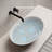 MonBlari 20" X 14" Oval Solid Surface Vessel Sink Matt White-120971720