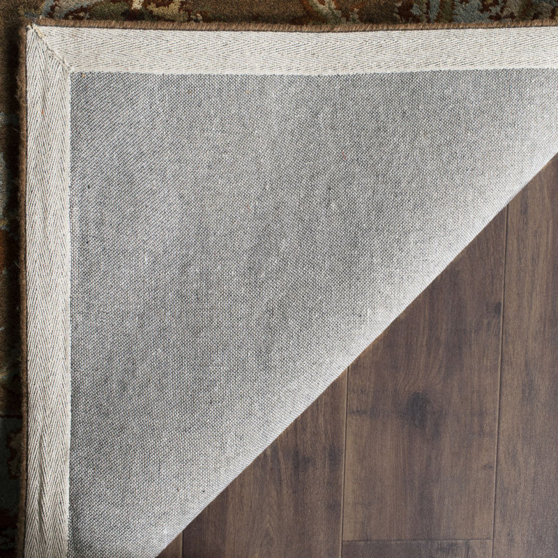 Tapis beige / bleu en laine touffeté à la main Cranmore, Novateur 6 pi x 9 pi