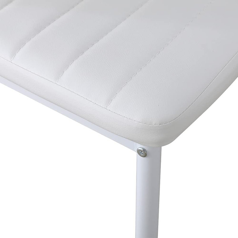 Bronsyn 96cm H Side Chair, White, White