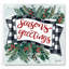 «Seasons Greetings Banner» par Sara Baker, art mural en verre acrylique-975733481