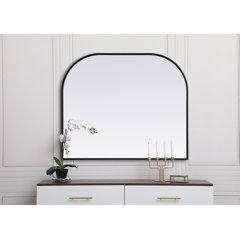 72 in. W x 36 in. H DIY Mirror Frame Kit in Gray Slate Mirror Not