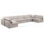 Grand canapé modulaire rembourré 7 pièces Itala-94482575