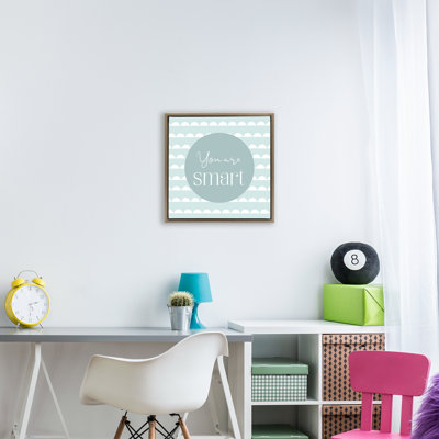Cadre flottant You Are Smart Affirmation, design par Christine Simpson Art