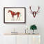 Anatomy Of A Horse - Single Picture Frame Painting-55545239-55545245