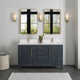 Langosta 60'' Free Standing Double Bathroom Vanity with Top