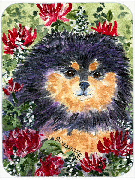 East Urban Home Pomeranian Glass Cutting Board