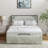 Neilius Upholstered Platform Bed with Washable Slipcover-92576040-92576039