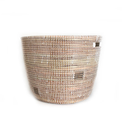 Panier de rangement plat à couvercle plat