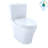 TOTO® Aquia® IV Two-Piece Elongated Dual Flush 1.28 and 0.9 GPF Universal Height Toilet with CEFIONTECT®, WASHLET®+ Ready, Cotton White-124885491