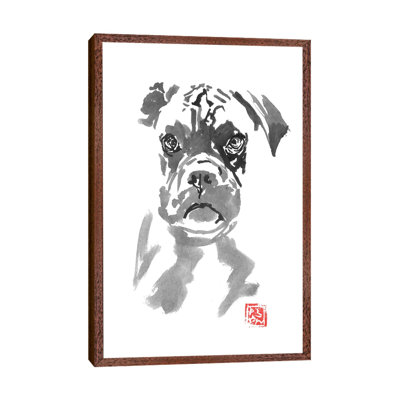 Bulldog 1 Piece Wall Art on Canvas