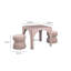 Table de jeu en chenille rose clair Tomlin-269026271