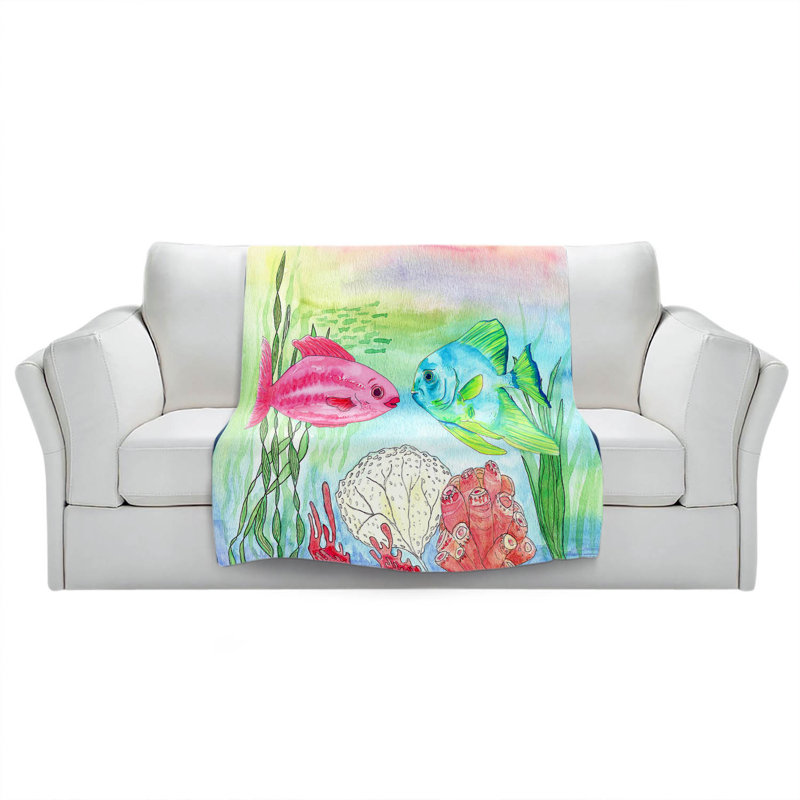 Hand Woven Throw Blanket, 51" x 60"