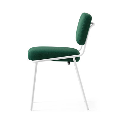 Sixty Upholstered Dining Chair with Metal Frame