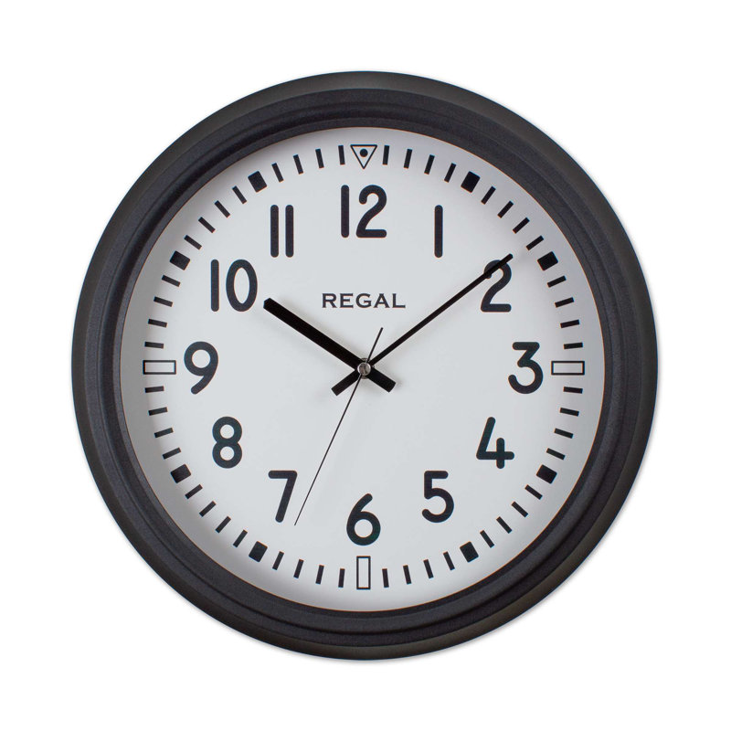 Stylish Decorative Metal Wall Clock, 15.7 x 15.7 inches | 90% Metal / 10% Glass, Silent Sweep Movement | Elegant Black Design Perfect for Living Room, Office & Kitchen Décor, Modern & Functional Home Accent