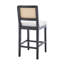 Upholstered Counter Stool with Solid Wood Frame-373060154-373060166