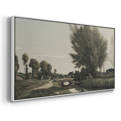 Série paysage - DCIV - Toile tendue avec châssis encadré - Prêt à être accroché