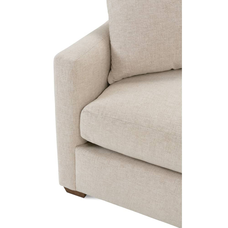 Canapé modulaire 2 pièces Bradford, Blanc os