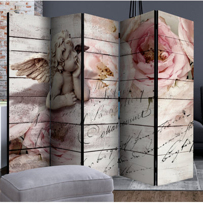 Kamar 225cm W x 172cm H 5 - Panel Folding Room Divider