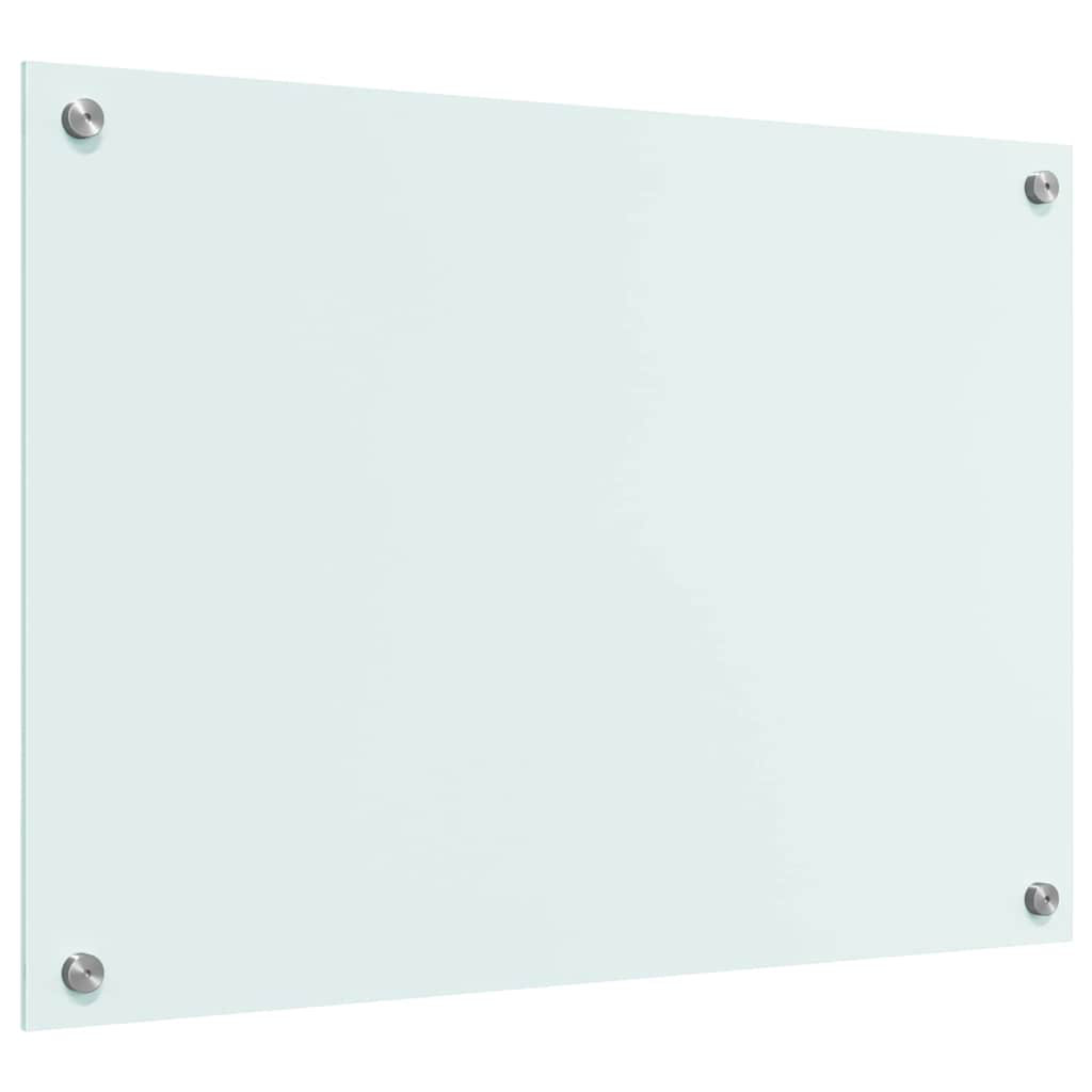 vidaXL Kitchen Backsplash Milk 70 x 50 cm Tempered Glass - Image 2