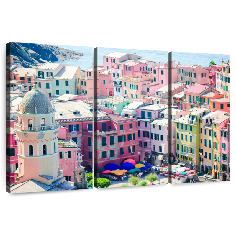 Gillard Vernazza Old Village, H 42 po x l 65 po
