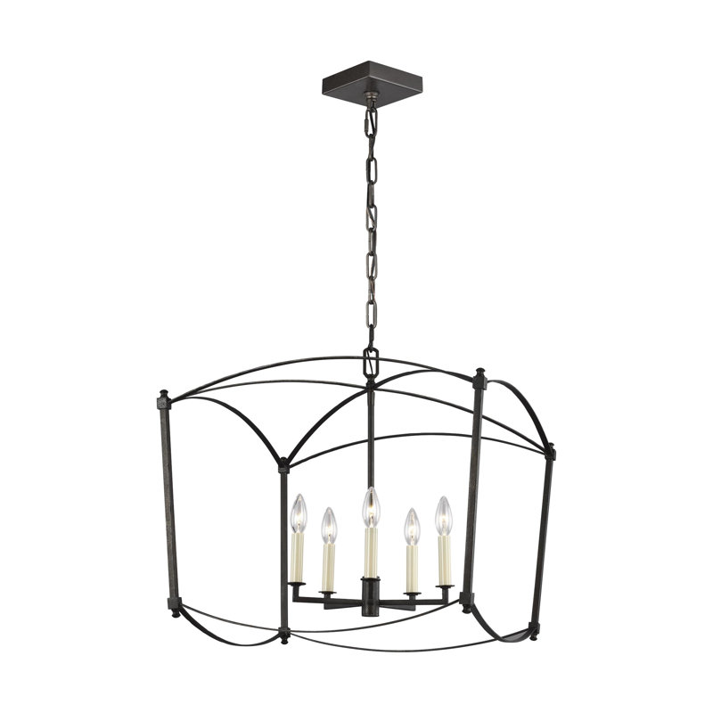 Thayer 5 - Light Chandelier, Smith Steel
