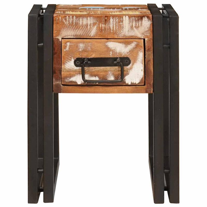 End Table, Multi-Brown