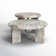 Bryce Nesting Coffee Table-Creamy Taupe Marble Solid