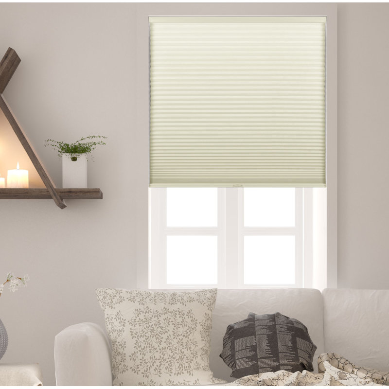 Cordless Room Darkening Wood Cellular Shade, 48"W x 48"L