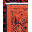 Tapis orange en laine noué à la main Contemporary 4 pi 1 po x 5 pi 10 po