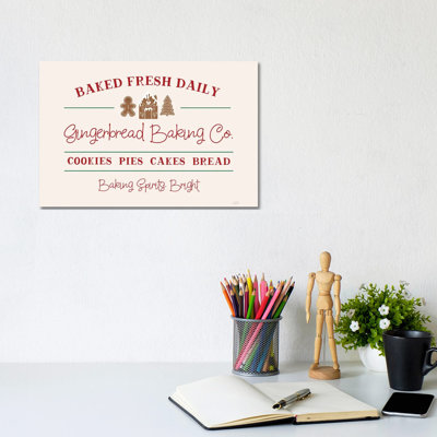 Baking Spirits Bright - Wall Art Print - Wrapped Canvas