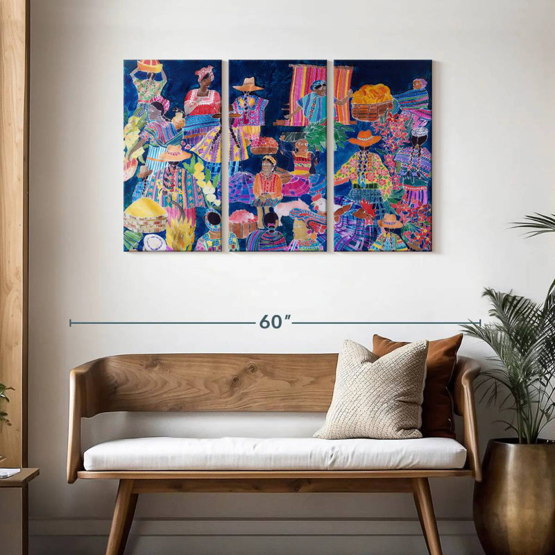 Guatemala Impressions, 28" H x 45" W