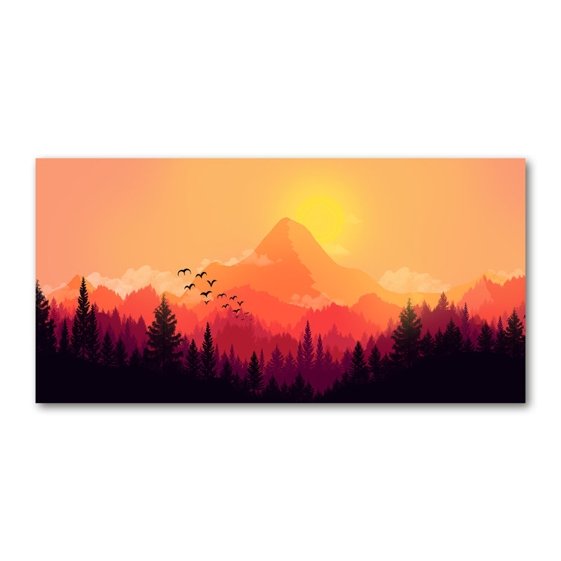 Mountain Landscape - Wrapped Canvas Print