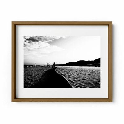 Walk The Line Print by Joseph Regan
