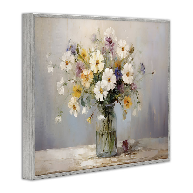 Fleurs sauvages en verre, estampe numérique par Franklyn Gregory, H 11 po x l 14 po, Estampe numérique Farmhouse