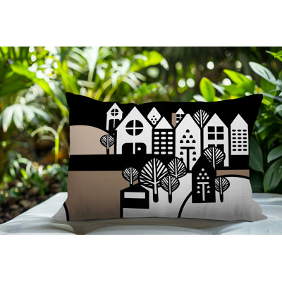 Oreiller rectangulaire réversible intérieur / extérieur Hansen
