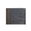 Commode haute Biom, 5 tiroirs, bois franc brun anthracite