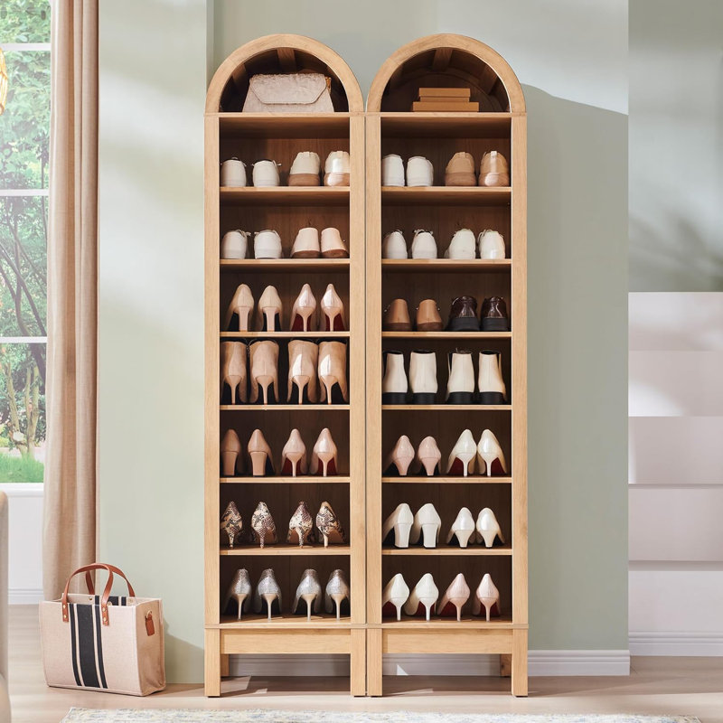 Arched Shoe Cabinet
