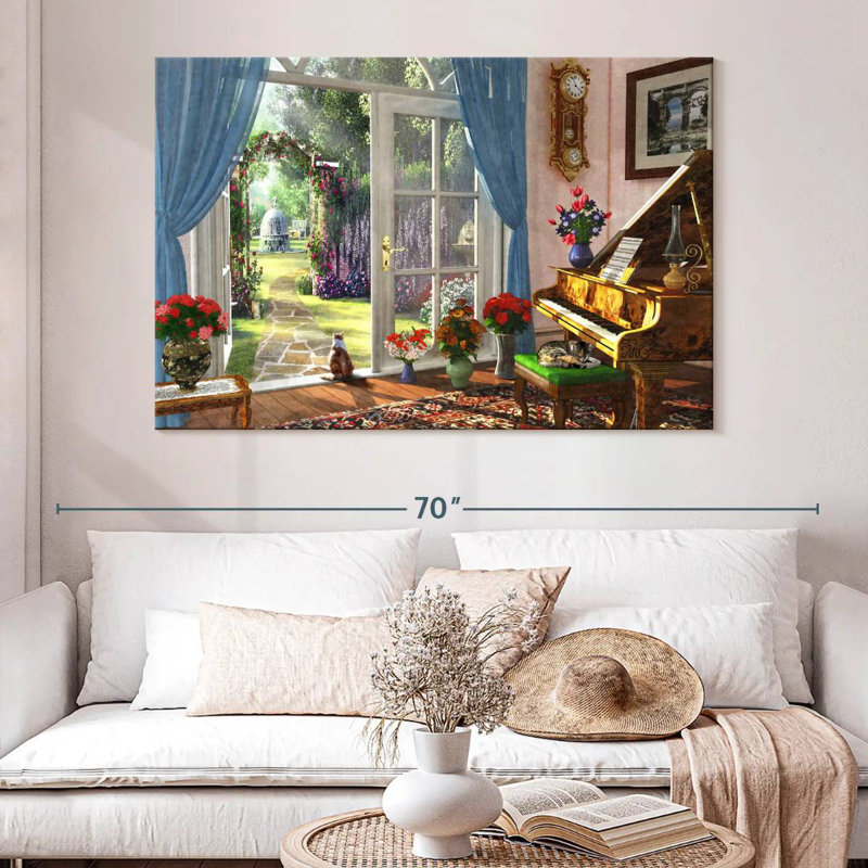 Lilie Room View, 34" H x 51" W