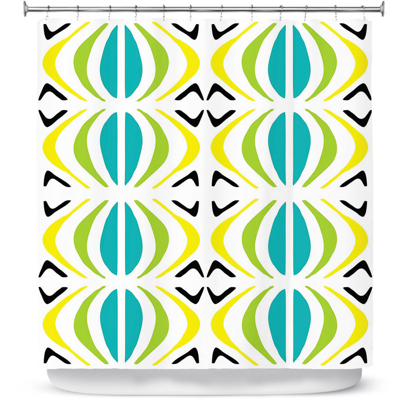 Rideau de douche simple glyph