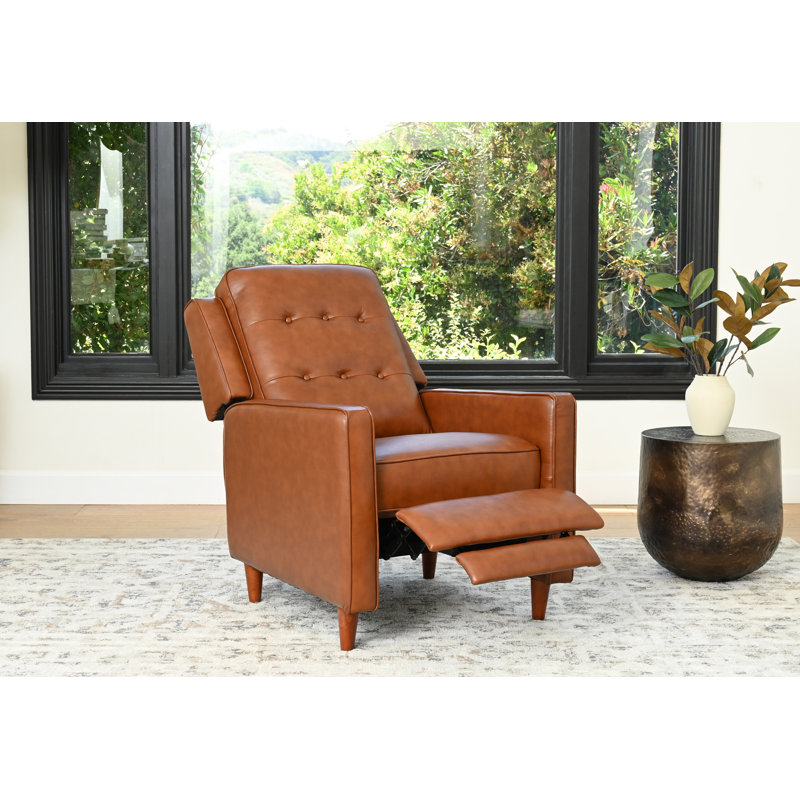 Recliner, Camel Top Grain Leather
