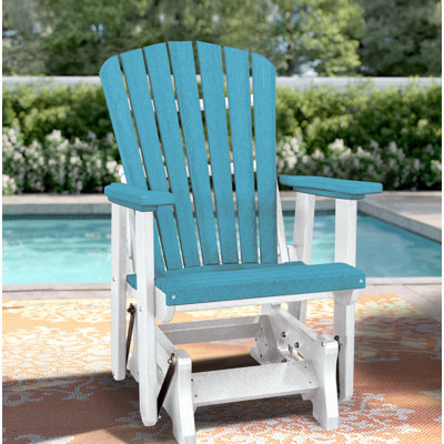 Fauteuil oscillant Haven, bleu