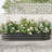 Black Metal Raised Garden Bed, 88.99"X43.59"X11.12", For Veggies & Flowers, Rust Finish, Ample Space Planter Plants, Veggies, Coating