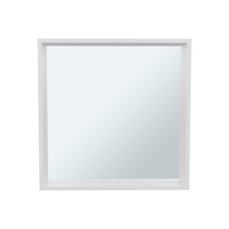 Armoire à pharmacie avec miroir et rangement Dakota, rangement mural pour salle de bain Mordern, blanc, Blanc