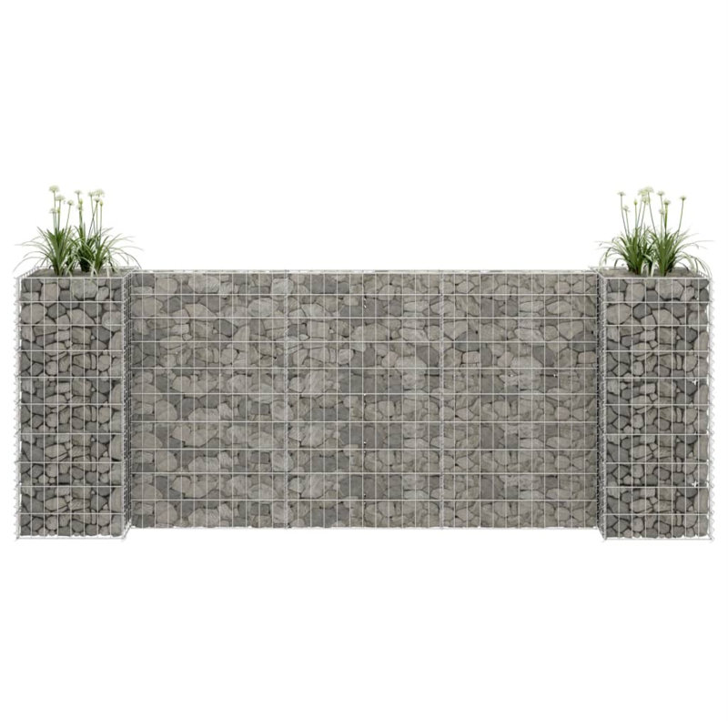 Mur de soutènement Gabion Gabion, H 39,4 po x l 102,4 po x P 15,7 po