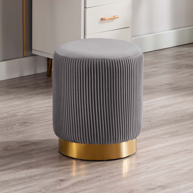 Ceilia Footstool, Grey