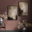 Art mural encadré, rétro, antique, classique pour chambre à coucher - 16 po x 24 po x 2 panneaux-1406306364-1406306366