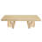Table basse rectangulaire en rotin