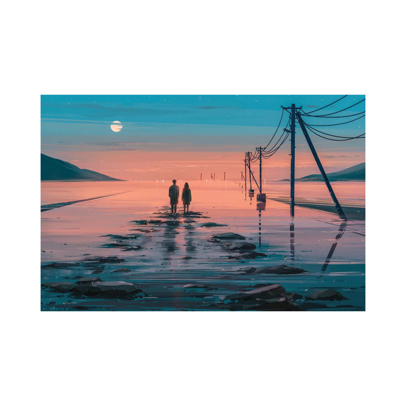 15 Step by Alena Aenami - Wrapped Canvas Rectangle Gallery-Wrapped Canvas GiclÃ©e, 20.32 cm H x 30.48 cm W